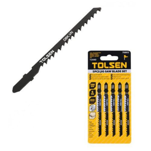 5Pcs Lame Scie Sauteuse bois TOLSEN