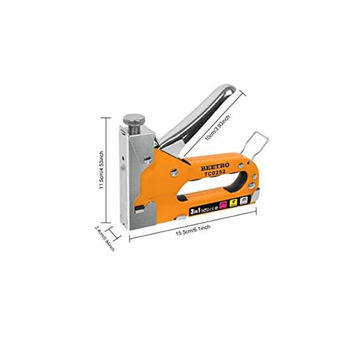 Agrafeuse Manuel 3 en 1-Orange BEETRO