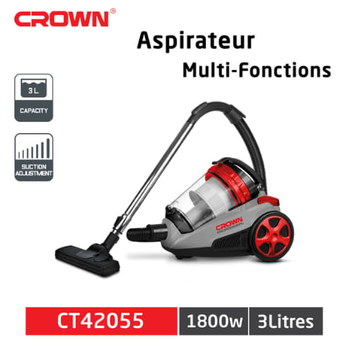 Aspirateur 3L 1800W CROWN