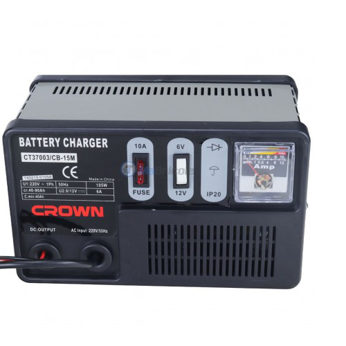 Chargeur Batterie 6-12V 105W CROWN