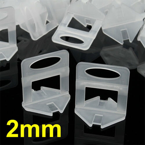 Clips 1-1.5mm De système de nivellement Rechange 100pcs