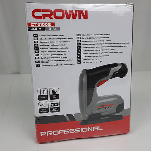 Cloueuse De Finition Et Agrafeuse Sans-Fil CROWN