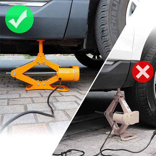 Cric de voiture électrique 3 tonnes 12V