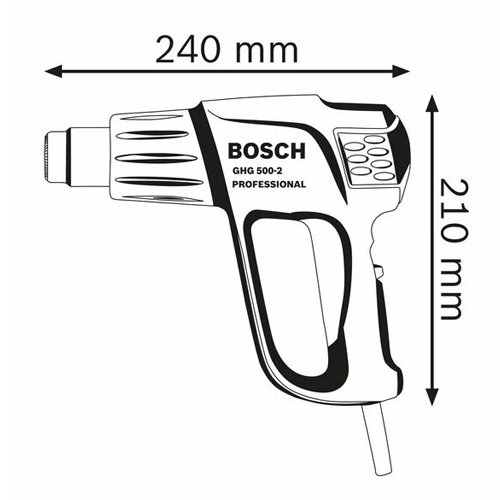 Décapeur thermique 1600 Watts GHG 500-2
