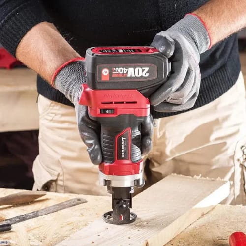 Défonceuse Sans Fil 20V 6/8MM (sans batterie ni chargeur) WORCRAFT