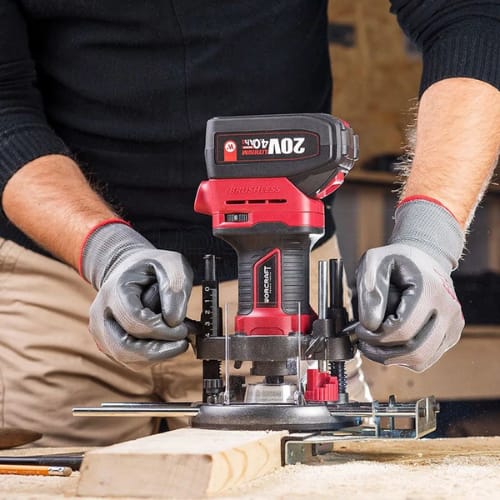 Défonceuse Sans Fil 20V 6/8MM (sans batterie ni chargeur) WORCRAFT