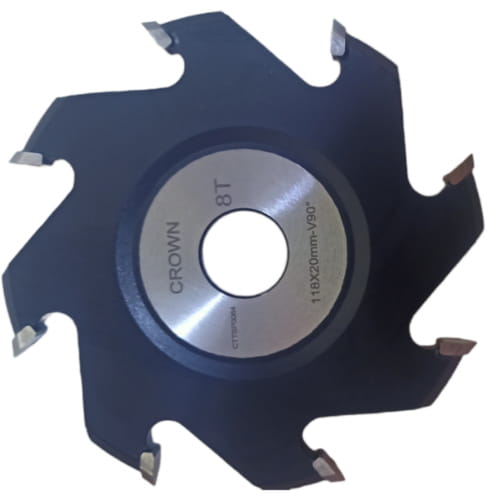 Disque Alucobond 118x20mm V90° 8T CROWN