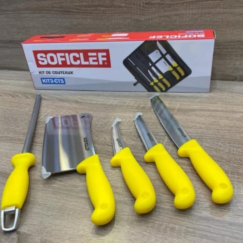 Kit 5PCS de couteaux SOFICLEF