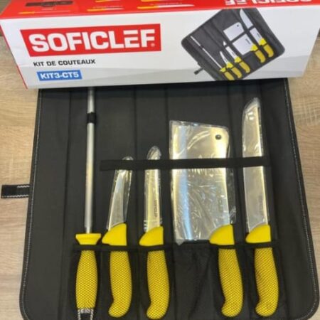 Kit 5PCS de couteaux SOFICLEF