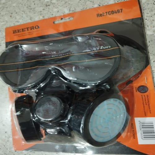 Masque À Poussière Avec Lunettes 2 Filtre 3 Couches Beetro