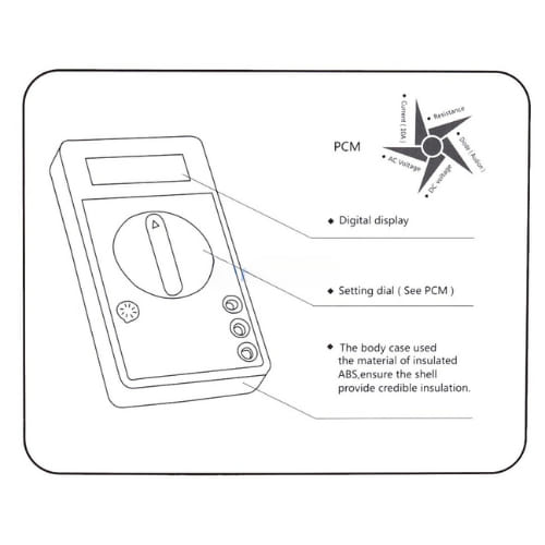 Multimètre Digital 1000V BEETRO