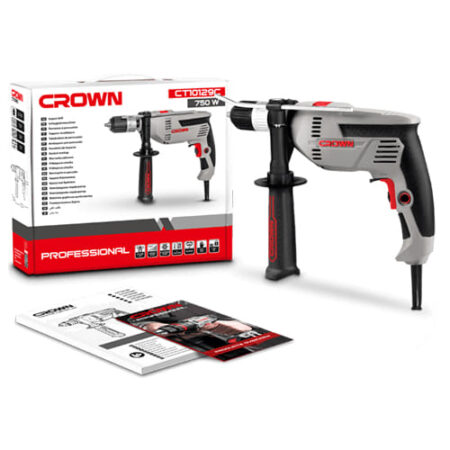 Perceuse 13mm 750w (Mandrin Sans Clé) CROWN