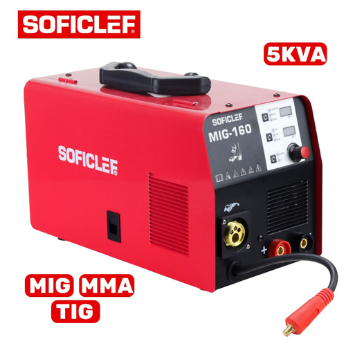 Poste à Souder 3en1 MIG TIG MMA 160A 5.0KVA