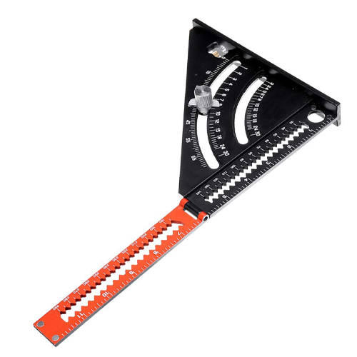 Règle de traçage pour menuiserie.