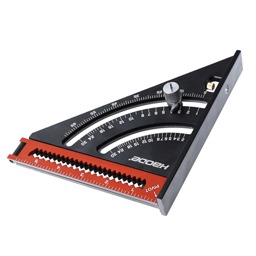 Règle de traçage pour menuiserie.