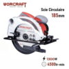 Scie Circulaire 1300w 185mm WORCRAFT