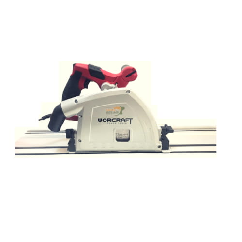 Scie Plongeante 1200w 165mm Avec Règle 1,4m WORCRAFT