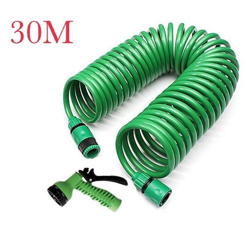Tuyau D’Arrosage Spirale 30M Avec Pistolet et Raccords BEETRO