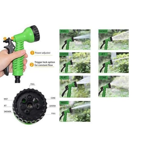 Tuyau D’Arrosage Spirale 30M Avec Pistolet et Raccords BEETRO