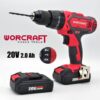 Visseuse Perceuse Double Batterie 20V 2.0Ah WORCRAFT