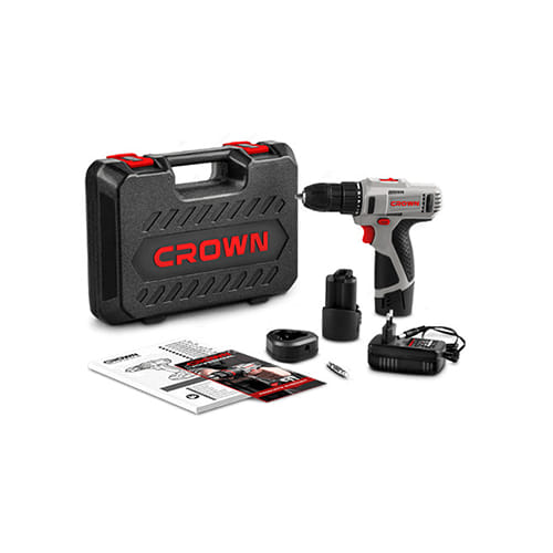 Visseuse Perceuse Sans Fil 12V 2 Batterie Ronde 1,5AH CROWN