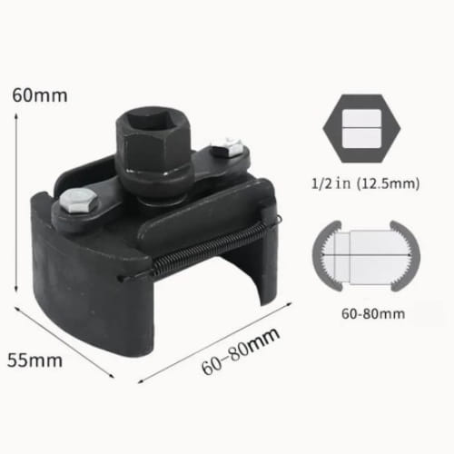 Clé Filtre À Huile Réglable 60-80mm