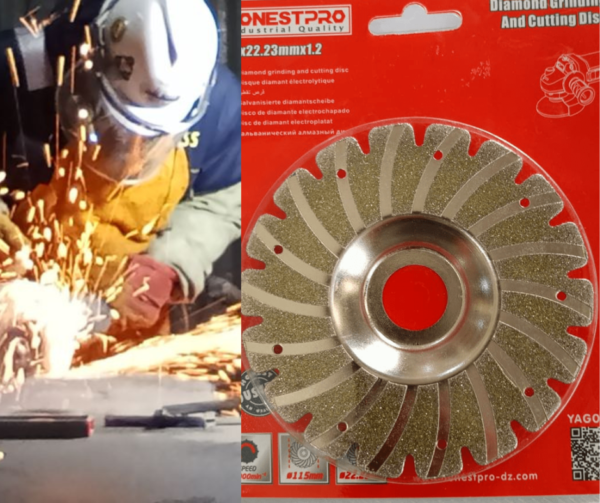 🛠️ قرص طحن وتقطيع ألماسي HONESTPRO 🛠️-Disque Diamanté de Meulage et de Découpe