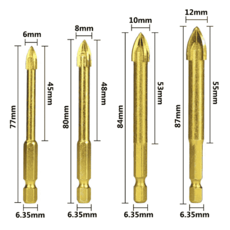ريشة حفر متعددة الاستعمال HONEST PR O6.08.10.12MM