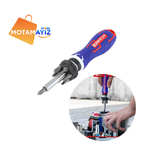 🔧 مفك 2 في 1 EMTOP ESDRH0602 🔧