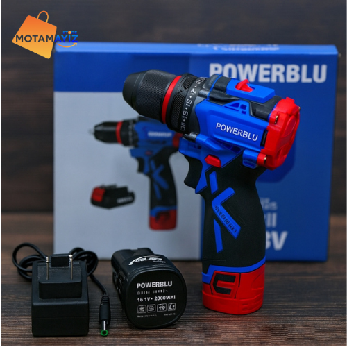 🔧 Visseuse Perceuse Brushless POWERBLU 16.8V – YAE6150 🔋