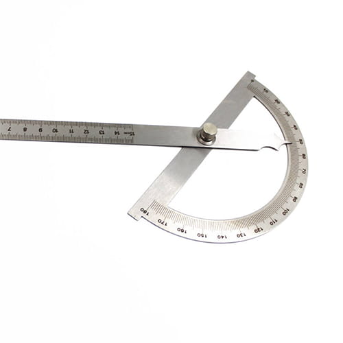 مسطرة و منقلة 30 سم 180° درجة من الفولاذ المقاوم للصدأ